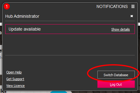 switch database from notifications