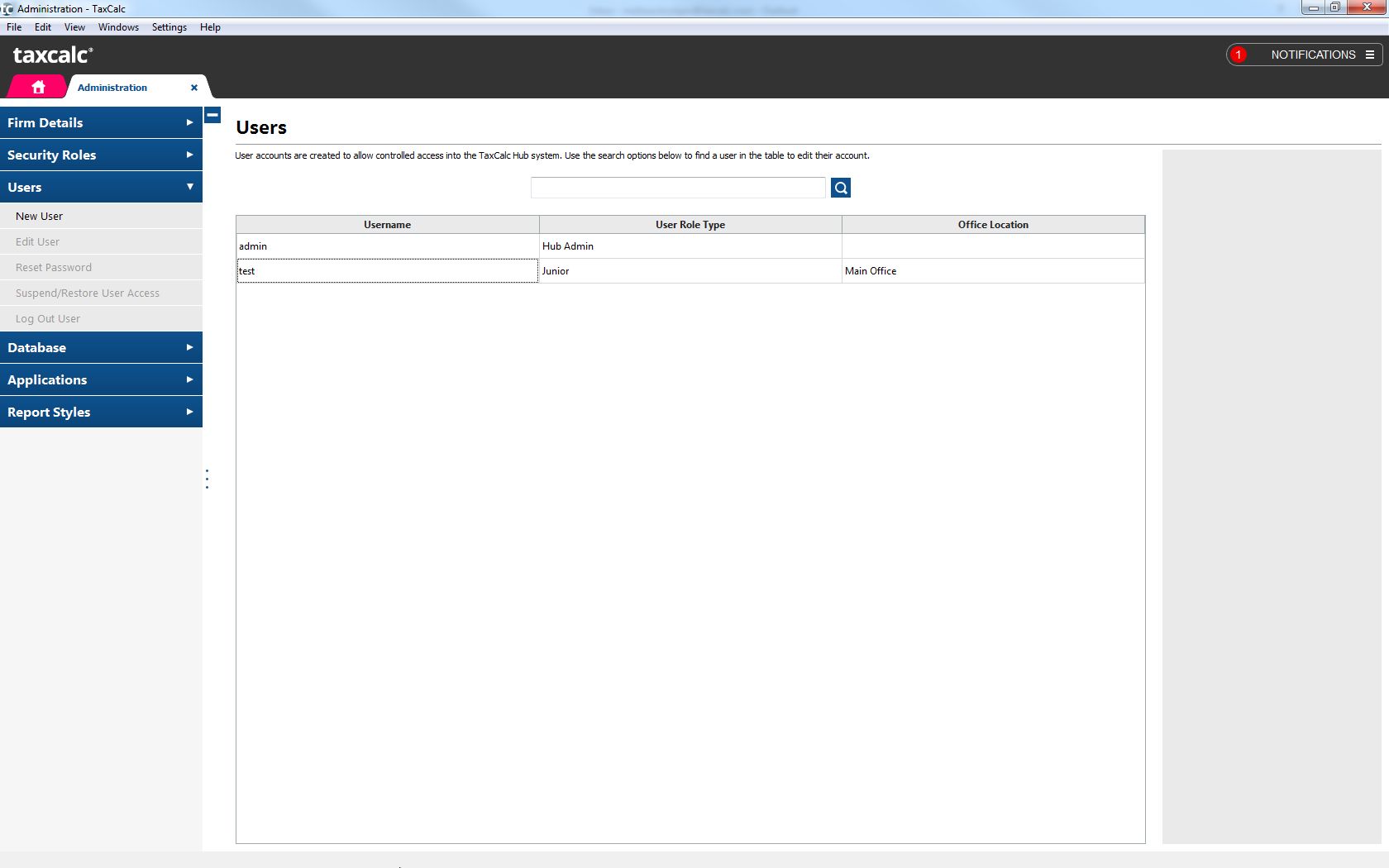 How do I set up a user? - Knowledge Base - TaxCalc